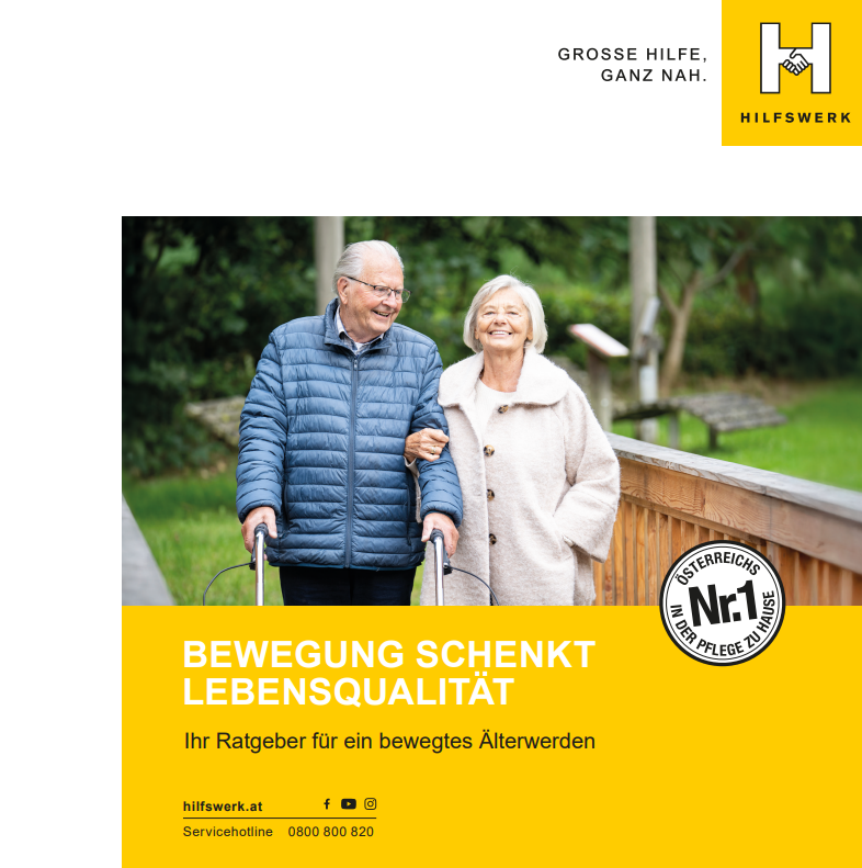 Broschüre Bewegung im Alter © Chefredaktion Eva Kirk, die jungs kommunikation